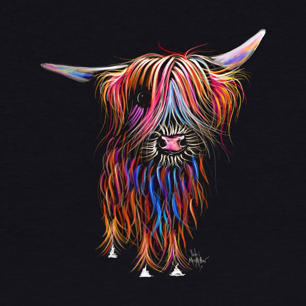 SCoTTiSH HiGHLaND CoW ' The Colourful One ' by ShirleyMac